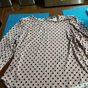 Pink with Black Polka Dots